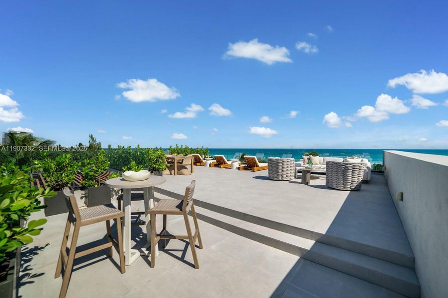 Exterior details and patio area of a home in , Miami Beach (Image 24). Exterior details and patio area of a home in , Miami Beach (Image 24).