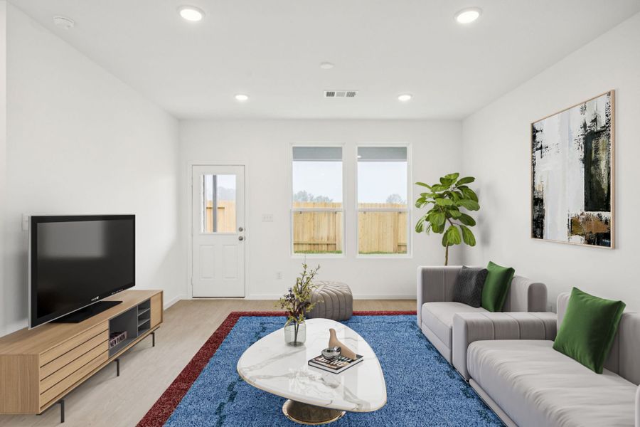 Furnished interior view inside a new home in River Ranch, Dayton (Image 5).