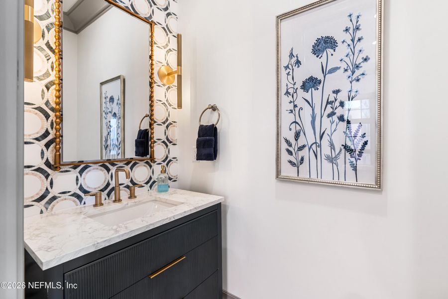 Furnished interior view inside a new home in , Palm Coast (Image 77).