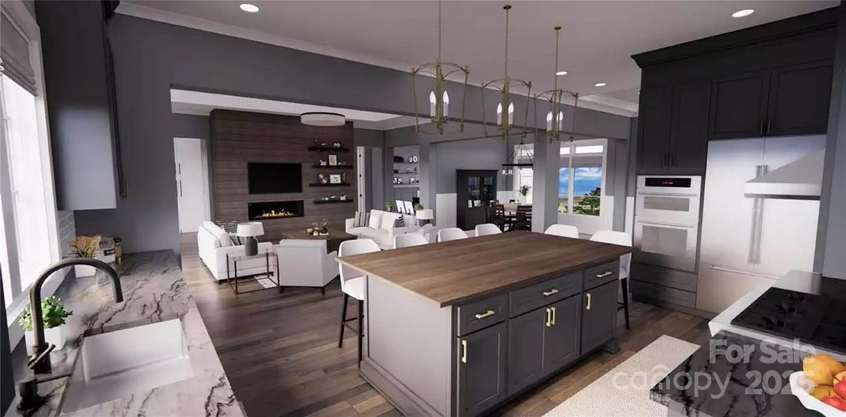 Furnished interior view inside a new home in , Denver (Image 8).