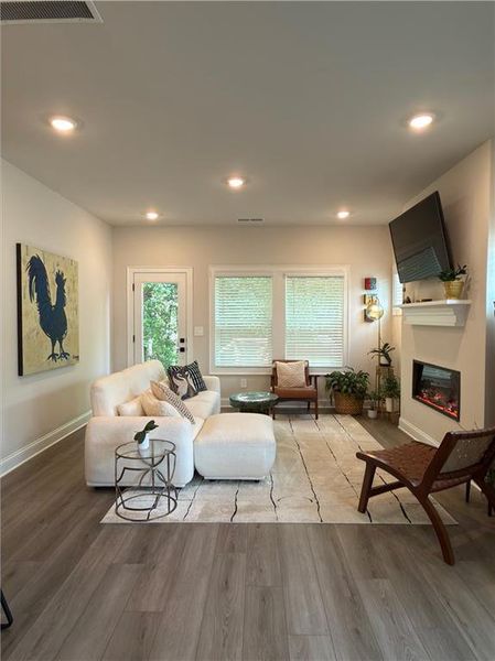 Furnished interior view inside a new home in , Cumming (Image 7).