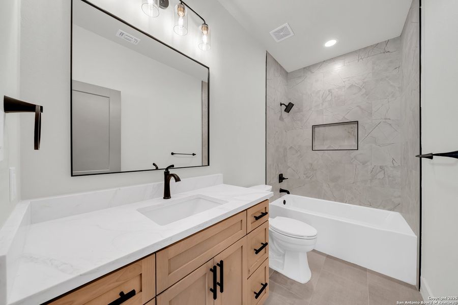 Furnished interior view inside a new home in , Spring Branch (Image 12). Furnished interior view inside a new home in , Spring Branch (Image 12).