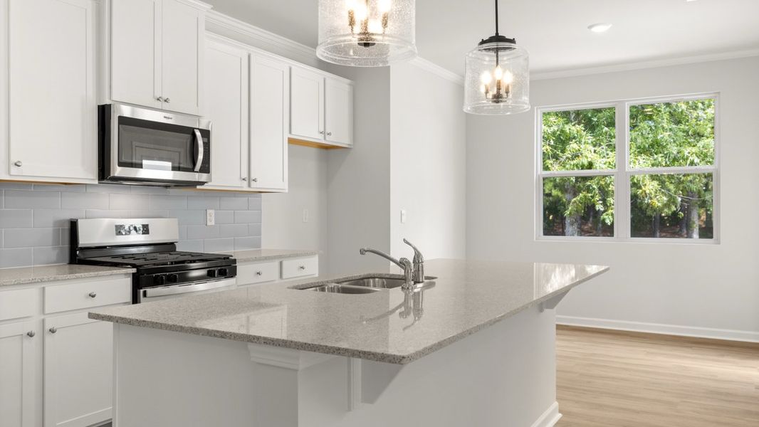 Representative furnished interior of a home built from the Salem by D.R. Horton in Fairway 17 at Mirror Lake, Villa Rica (Image 7).