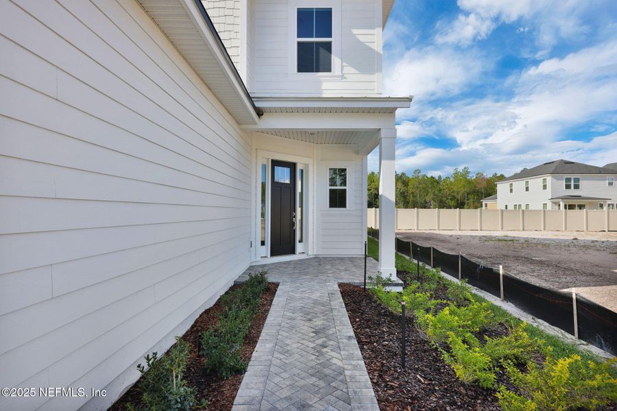Exterior details and patio area of a home in Seabrook Village at Seabrook, Ponte Vedra (Image 3).