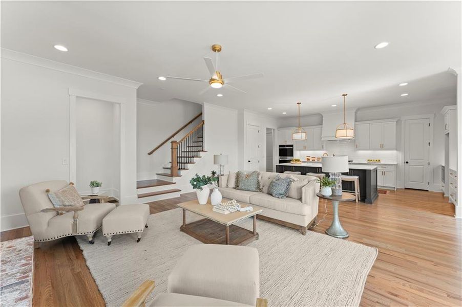 Furnished interior view inside a new home in , Acworth (Image 5).