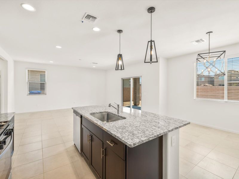 Furnished interior view inside a new home in Valencia Crossing, Tucson (Image 5). Furnished interior view inside a new home in Valencia Crossing, Tucson (Image 5).