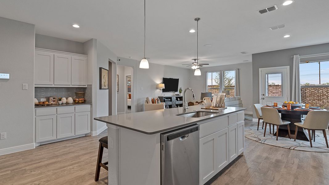Furnished interior view inside a new home in Morningstar, Aledo (Image 12).