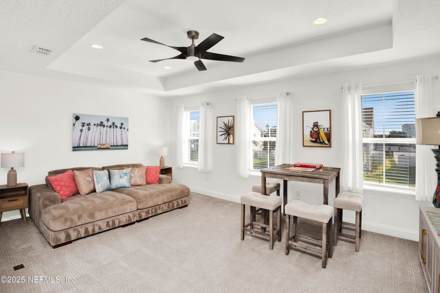 Furnished interior view inside a new home in Seaside Vista, St. Augustine (Image 44). Furnished interior view inside a new home in Seaside Vista, St. Augustine (Image 44).