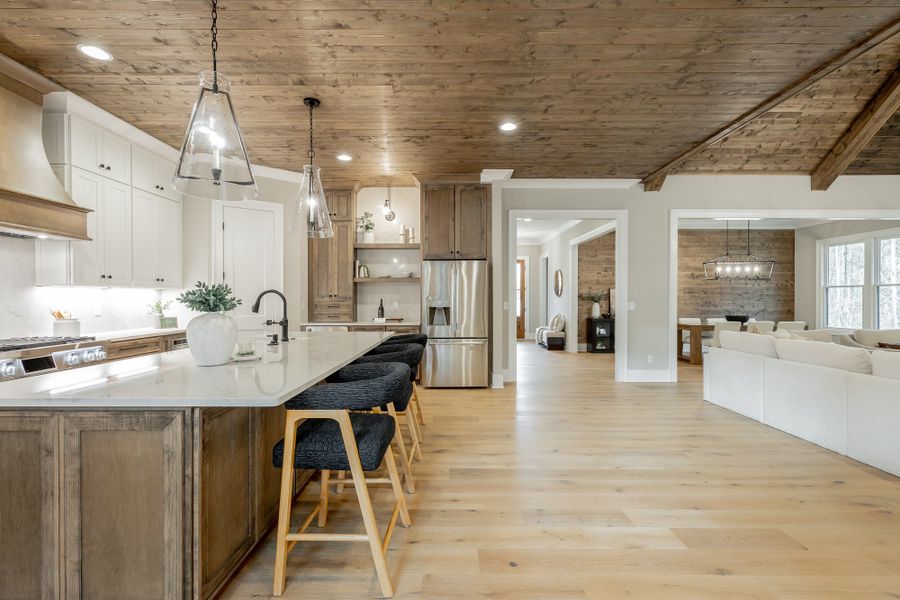 Furnished interior view inside a new home in River Gorge Ranch, Guild (Image 63).