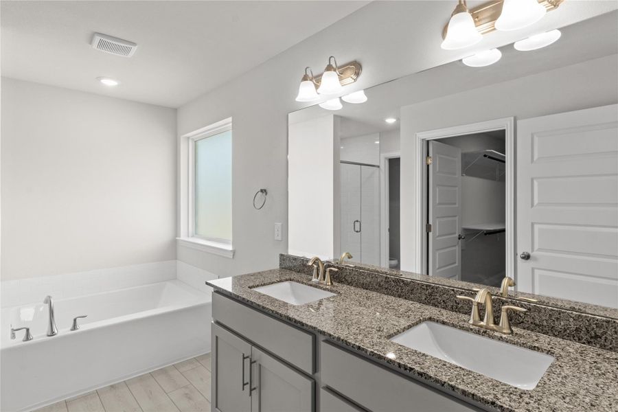 Furnished interior view inside a new home in River Ranch Trails, Dayton (Image 4). Furnished interior view inside a new home in River Ranch Trails, Dayton (Image 4).