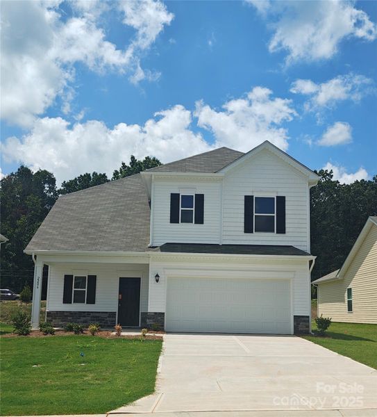 Front exterior of a new home in Catawba Trace, Catawba, NC, highlighting curb appeal (Image 2).