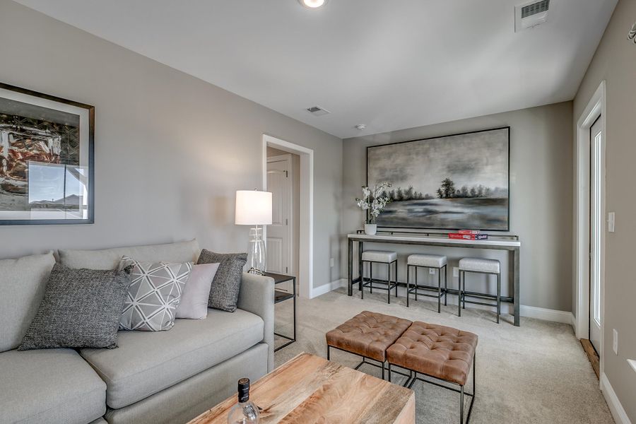 Furnished interior view inside a new home in The Oaks, Goose Creek (Image 14).