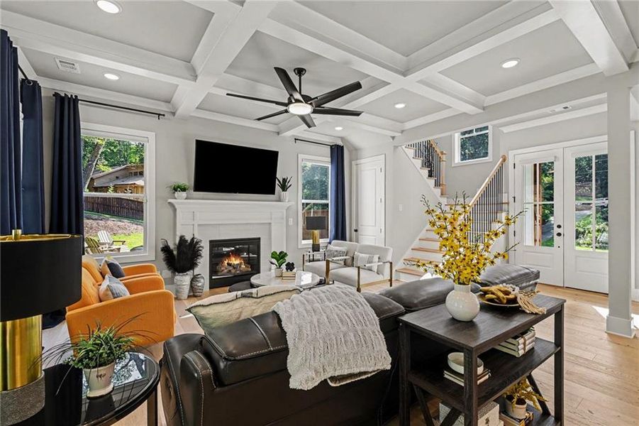 Furnished interior view inside a new home in , Smyrna (Image 8).