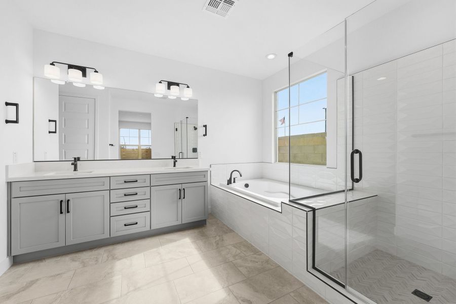 Furnished interior view inside a new home in Combs Ranch, San Tan Valley (Image 14).
