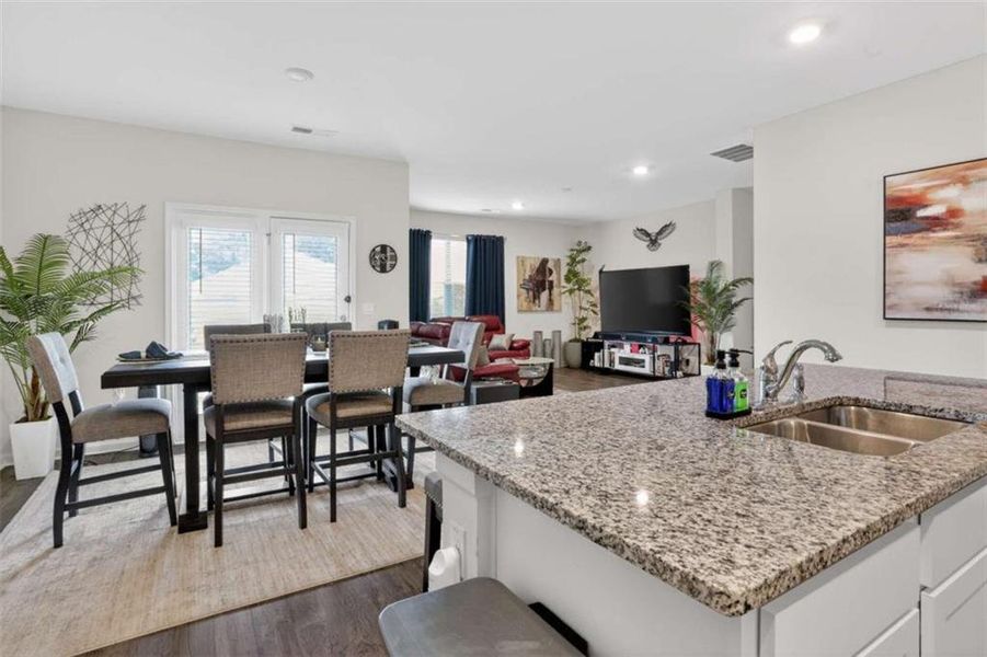 Furnished interior view inside a new home in Champion's Run, Lithonia (Image 7).