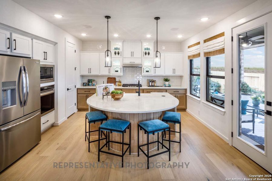 Furnished interior view inside a new home in Meyer Ranch, New Braunfels (Image 6).