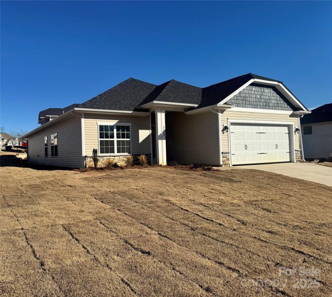 Exterior details and patio area of a home in Village at Parkside, Gastonia (Image 16).