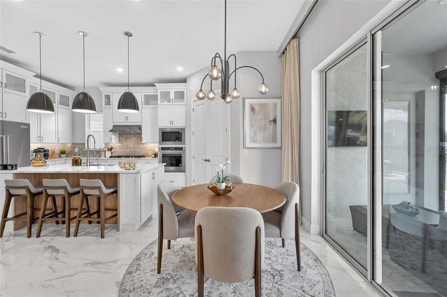 Furnished interior view inside a new home in , Orlando (Image 35).