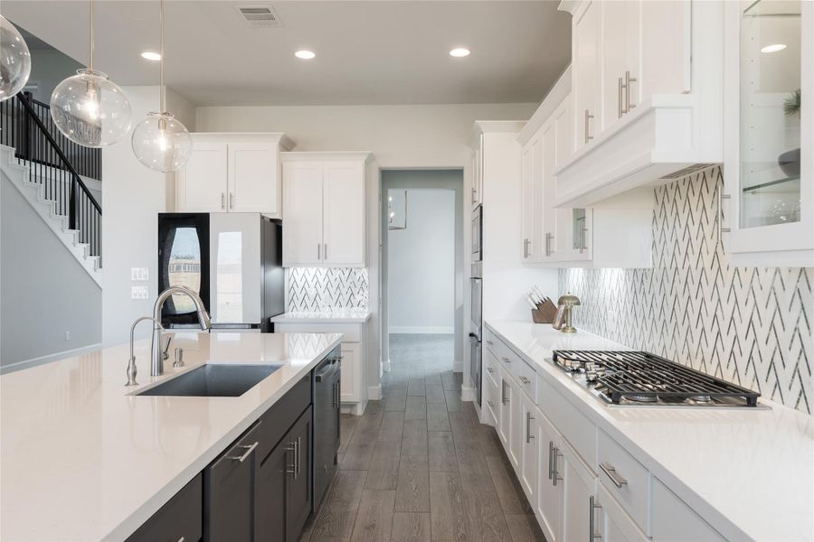 Furnished interior view inside a new home in Elyson, Katy (Image 30).