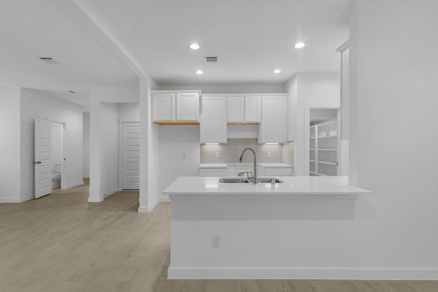 Furnished interior view inside a new home in Cypresswood Landing, Humble (Image 6).