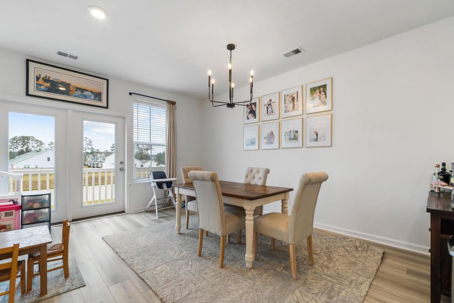 Furnished interior view inside a new home in , Moncks Corner (Image 16). Furnished interior view inside a new home in , Moncks Corner (Image 16).