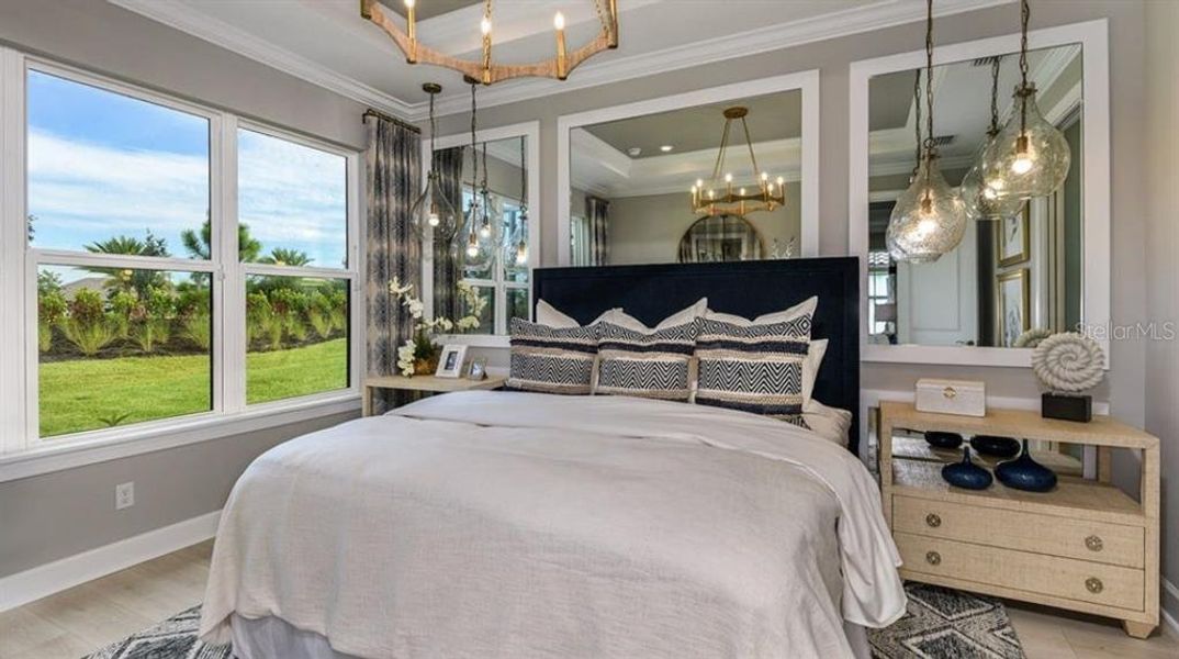 Furnished interior view inside a new home in Esplanade at Azario Lakewood Ranch, Bradenton (Image 4).