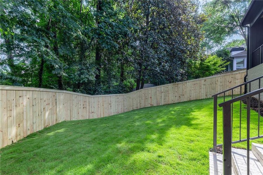 Exterior details and patio area of a home in , Atlanta (Image 25).