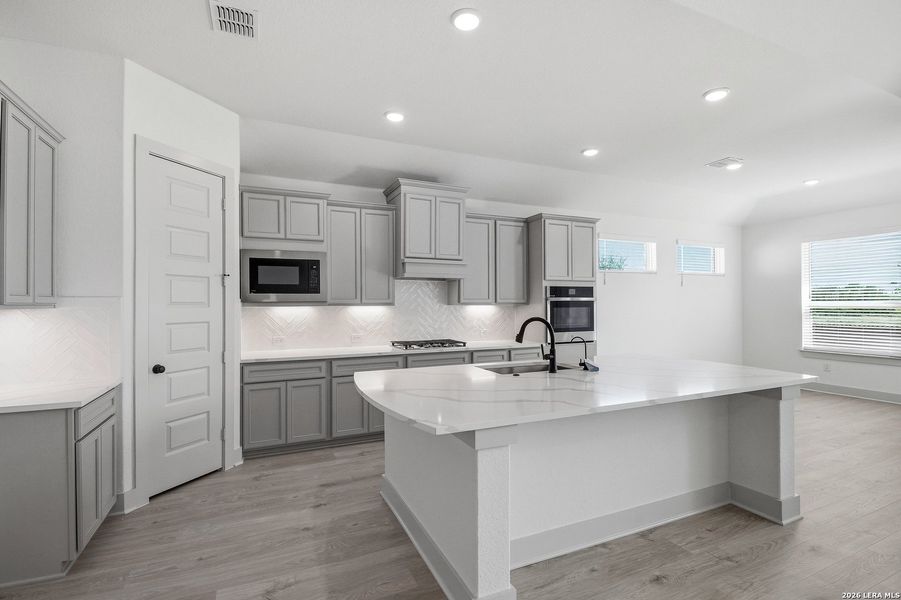 Furnished interior view inside a new home in Stillwater Ranch, San Antonio (Image 12).
