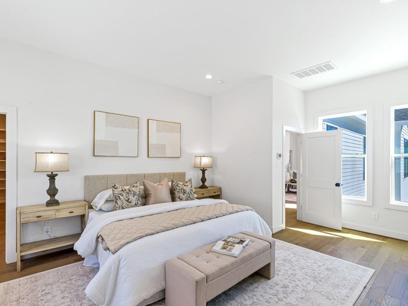 Furnished interior view inside a new home in , Houston (Image 15). Furnished interior view inside a new home in , Houston (Image 15).