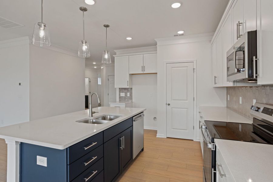 Furnished interior view inside a new home in Harrington, Greenville (Image 10). Furnished interior view inside a new home in Harrington, Greenville (Image 10).