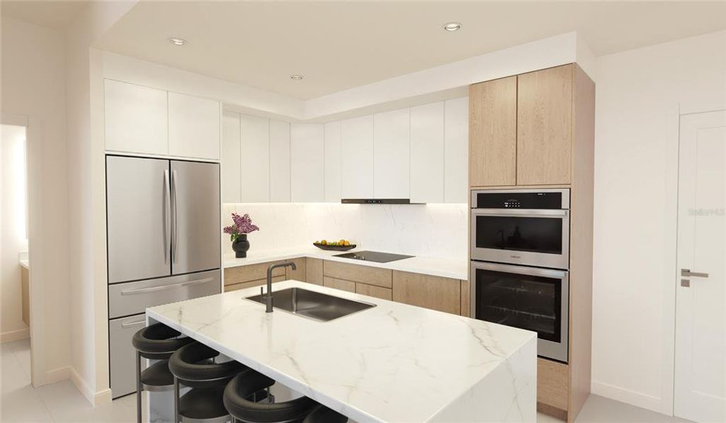 Furnished interior view inside a new home in , Sarasota (Image 8).