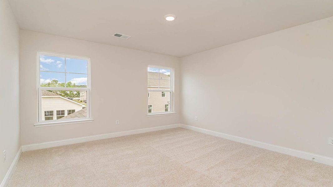 Spacious, unfurnished interior of a new home in Coastal Farms, Conway (Image 16). Spacious, unfurnished interior of a new home in Coastal Farms, Conway (Image 16).