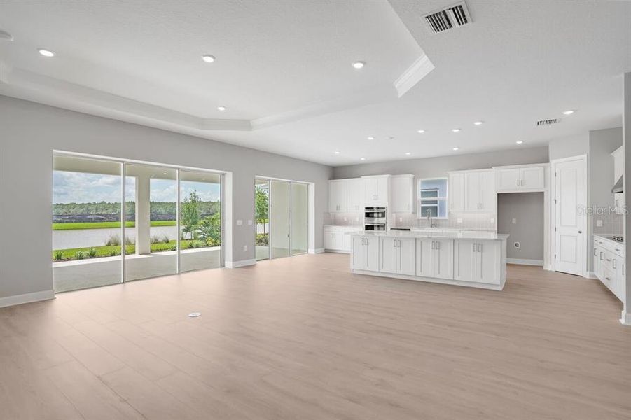 Spacious, unfurnished interior of a new home in Esplanade at Westview, Kissimmee (Image 21). Spacious, unfurnished interior of a new home in Esplanade at Westview, Kissimmee (Image 21).