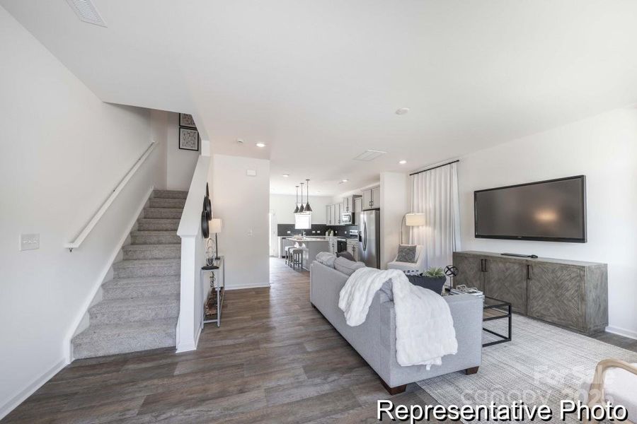 Furnished interior view inside a new home in , Concord (Image 11).