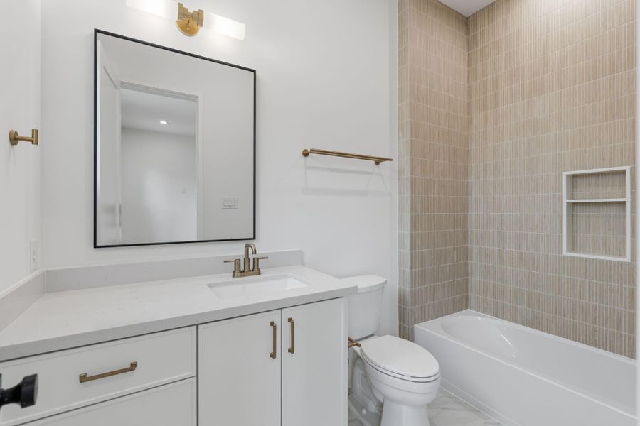 Furnished interior view inside a new home in , Houston (Image 12).