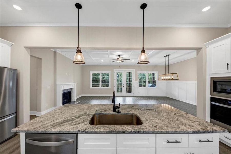 Furnished interior view inside a new home in , Ball Ground (Image 3).