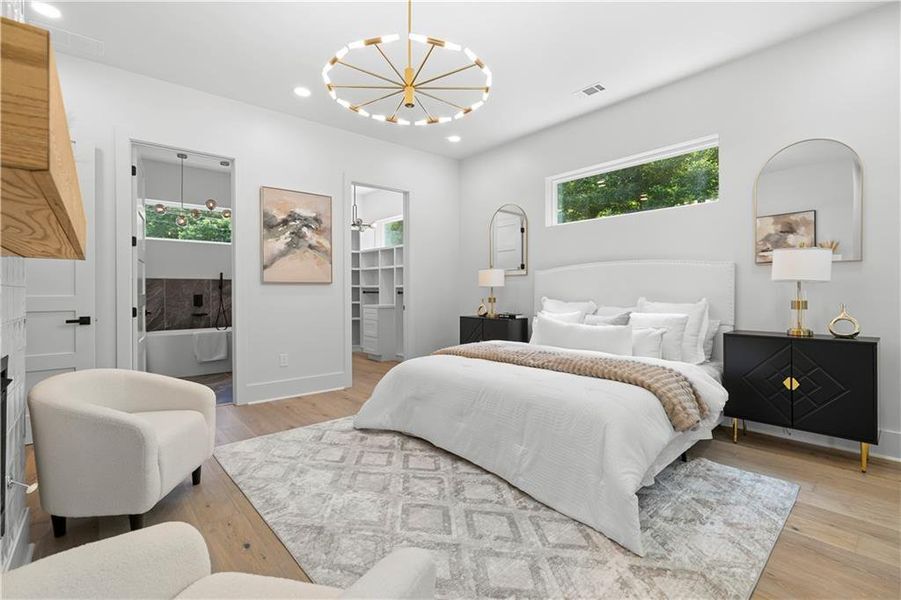 Furnished interior view inside a new home in , Atlanta (Image 71). Furnished interior view inside a new home in , Atlanta (Image 71).