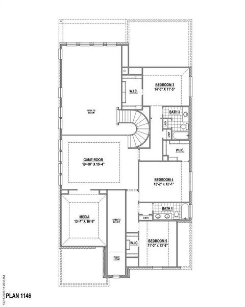 2nd Level Floor Plan