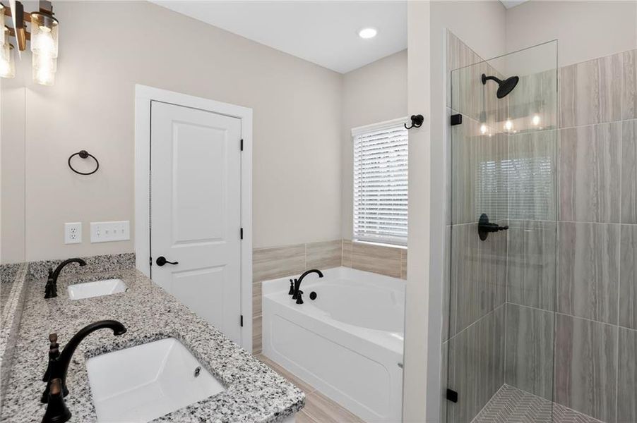 Furnished interior view inside a new home in , Dawsonville (Image 11).