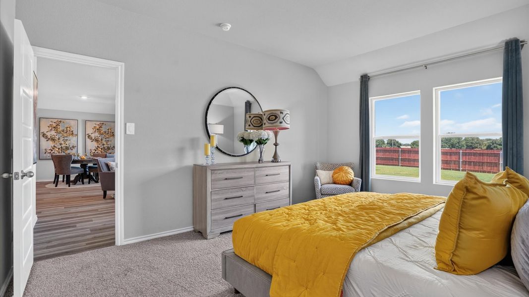 Furnished interior view inside a new home in Townes Landing, Fort Worth (Image 19).