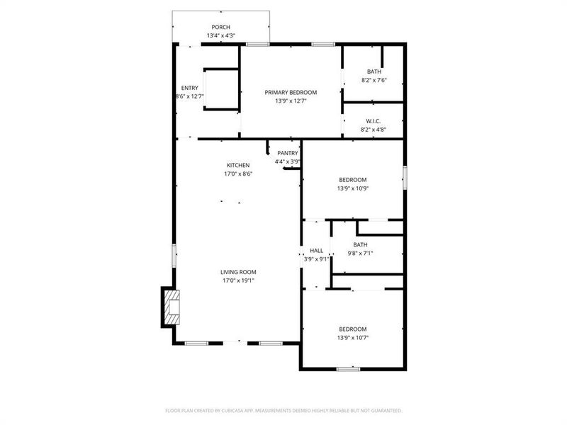 2D floor plan layout of this home in , Waco, TX (Image 5).