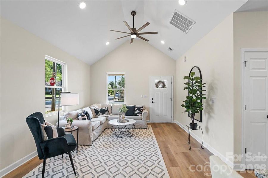 Furnished interior view inside a new home in , Spencer (Image 5).