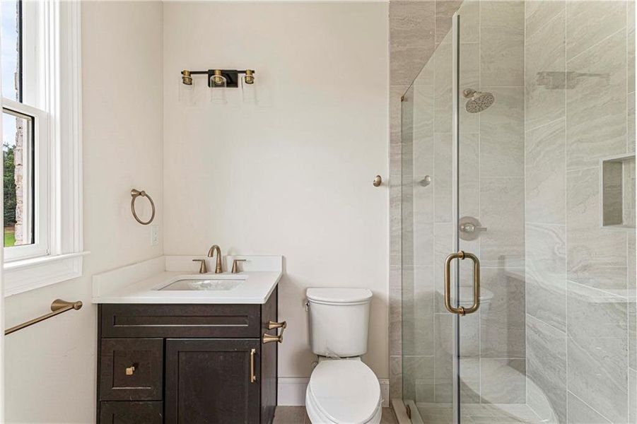 Furnished interior view inside a new home in , Suwanee (Image 25).