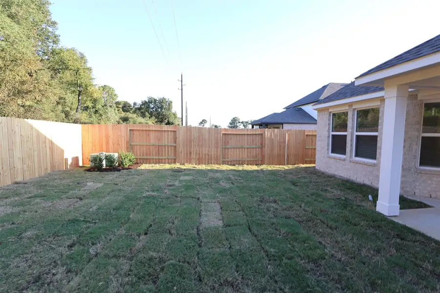 Exterior details and patio area of a home in Sorella, Tomball (Image 2). Exterior details and patio area of a home in Sorella, Tomball (Image 2).