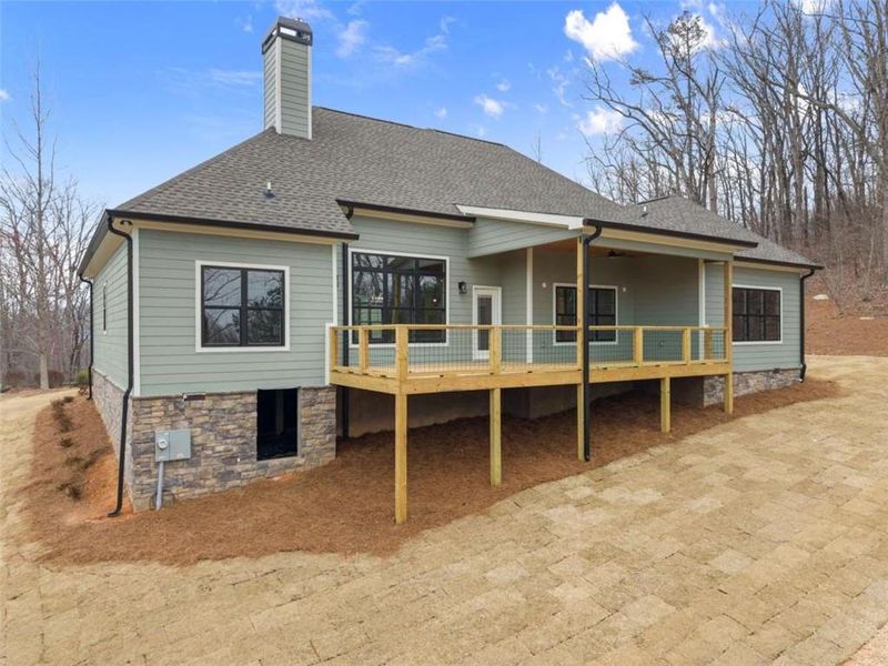 Exterior details and patio area of a home in , Cleveland (Image 25).