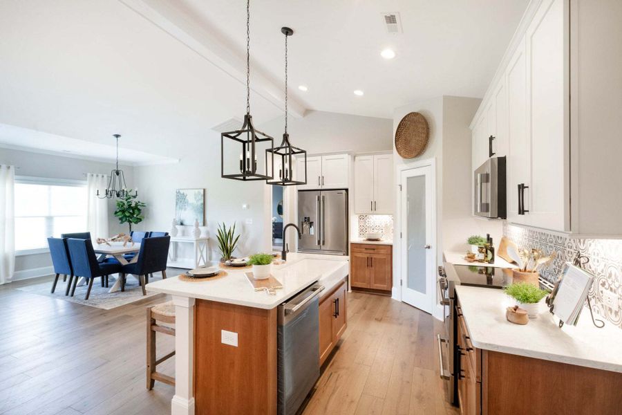 Representative furnished interior of a home built from the Carver by Caviness & Cates Communities in Maggie Way, Wendell (Image 105).