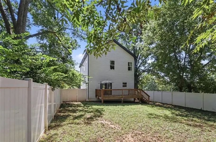 Exterior details and patio area of a home in , Atlanta (Image 3).