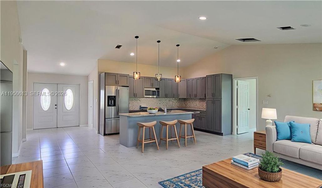 Furnished interior view inside a new home in , Labelle (Image 5). Furnished interior view inside a new home in , Labelle (Image 5).