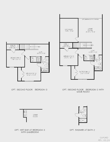 2D floor plan layout of this home in The Courtyards at Oak Grove, Durham, NC (Image 7).