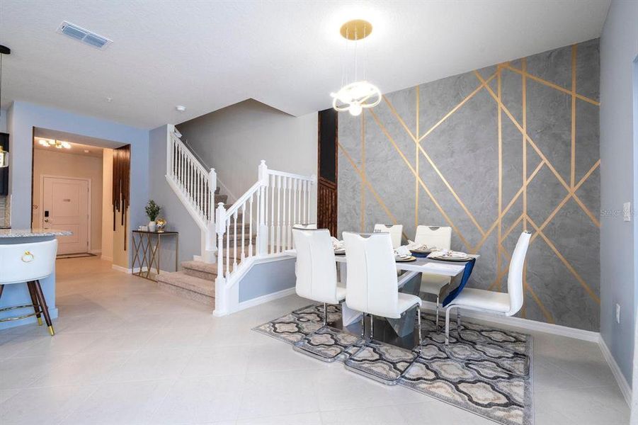 Furnished interior view inside a new home in , Clermont (Image 27).